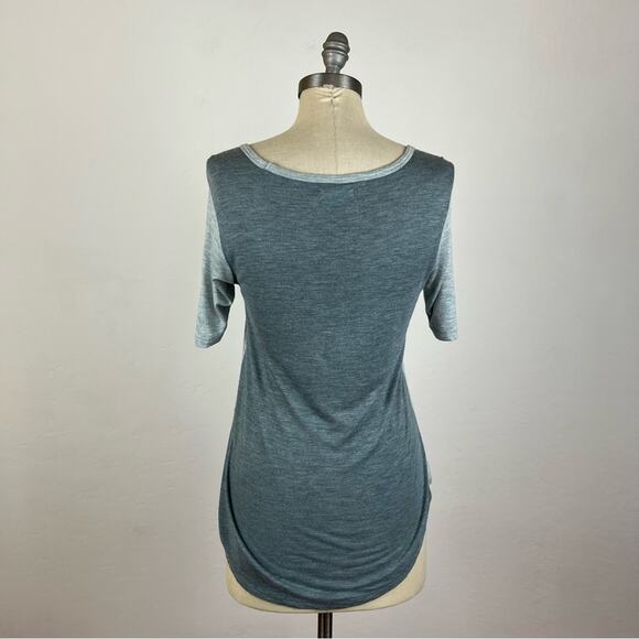 Madewell Anthem Scoop Elbow Sleeve Tee in Colorblock - Picture 6 of 8